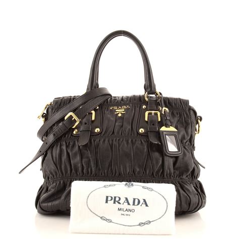 prada gaufre fabric tote price|Prada nappa gaufre shoulder bag.